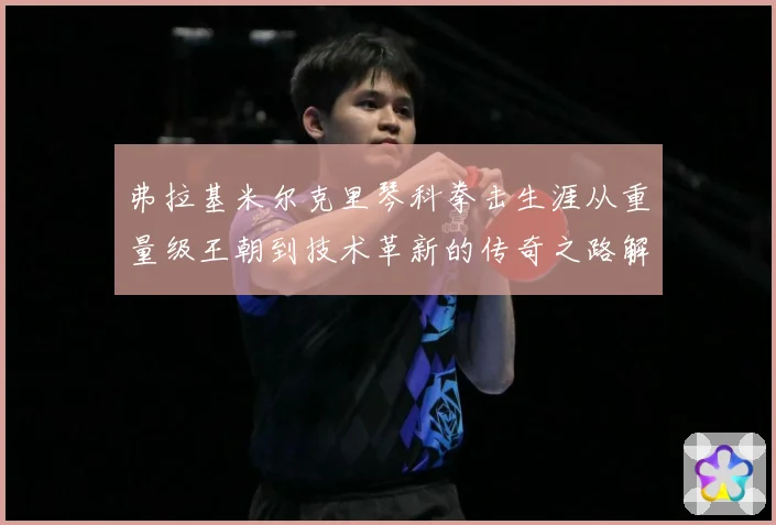 弗拉基米尔克里琴科拳击生涯从重量级王朝到技术革新的传奇之路解析-深度解析